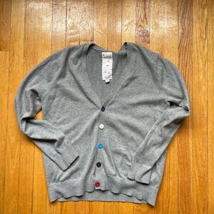 Topman Gray Cardigan